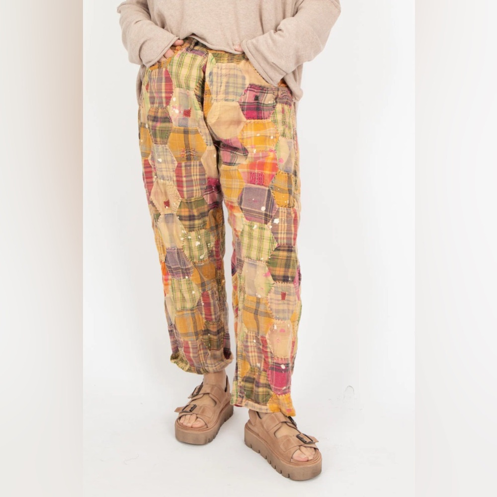 NWT Magnolia Pearl Quiltwork Miner Pants Honeybee